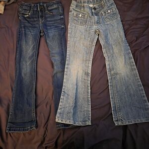 Stylish Girl's Blue Jeans
